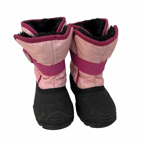 Kamik Snowbug3 Winter Boots Toddler Size 8 Pink Waterproof Insulated Snow Boots - Picture 2 of 6